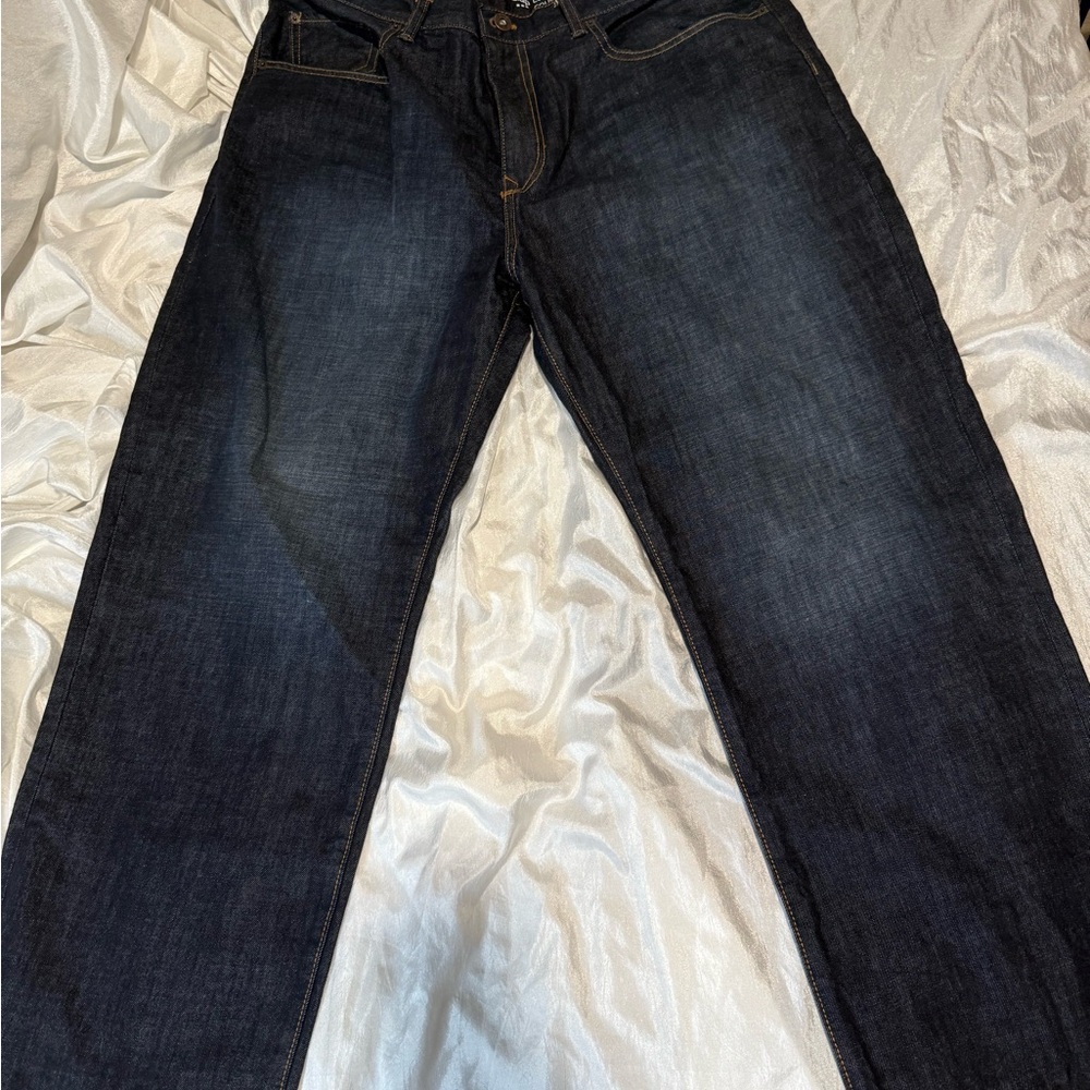 Gap 38x30 wide boot cut Dark Blue Jeans